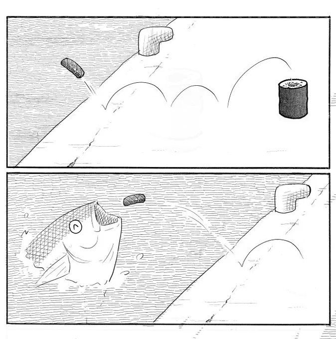 脱走マグロ…………ついに還る。 