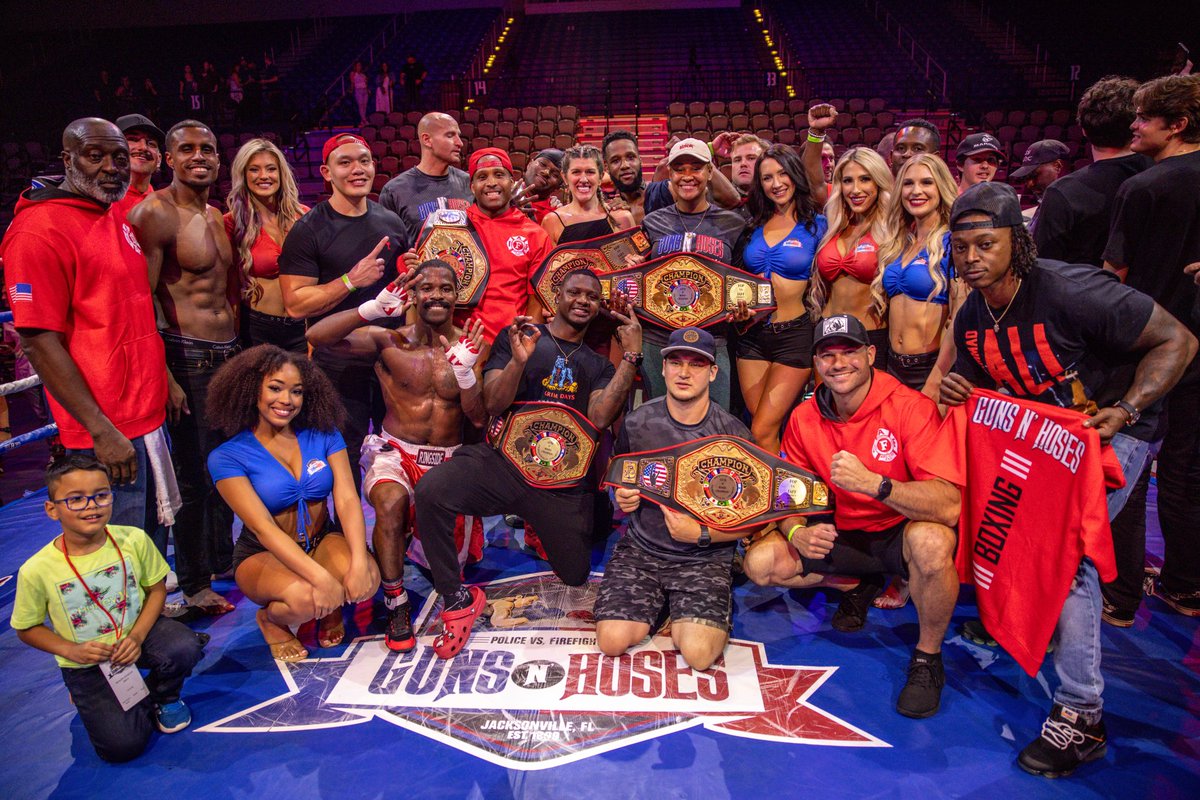 THEJFRD's tweet photo. Last night the hoses took the dub in a close event…but the charities were the real winners!!  Congratulations to all the fighters for a great event! @jaff122 @JAXFOP530 @CityofJax https://t.co/jHP28bi2Uq
