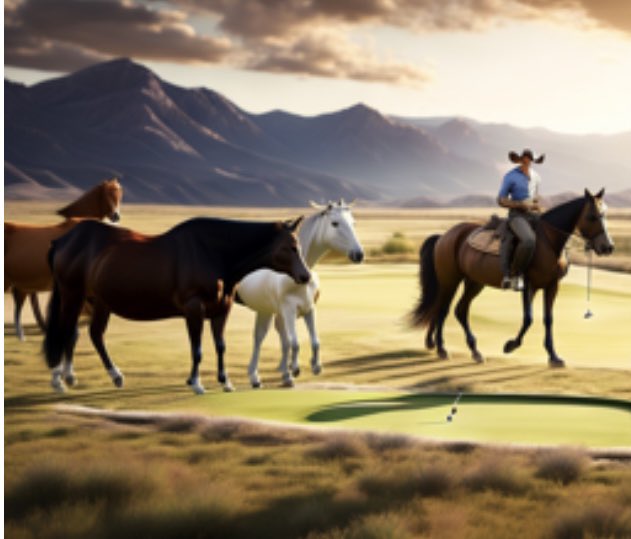 Torenja's tweet photo. @henrikbjornstad spiller tydeligvis andre baner enn oss andre. Jeg har aldri vært på en drivingranch! #ESNgolf https://t.co/xM72dlIbns