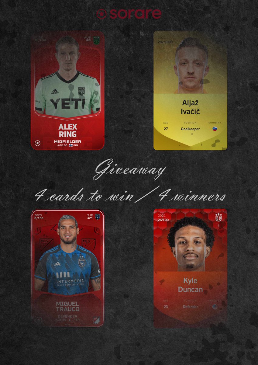 Hey, time for my monthly giveaway (10% of my Sorare rewards in March, 0.5789 ETH see below)  Prizes: 4 MLS Sorare cards (4 different winners)

To enter:  

1. Like 
2. Retweet 
3. Follow me and <a href="/florianbrasco/">florianbrasco</a>, maybe the best french Sorare NBA expert
4. Wait (draw Friday 21 APR)
