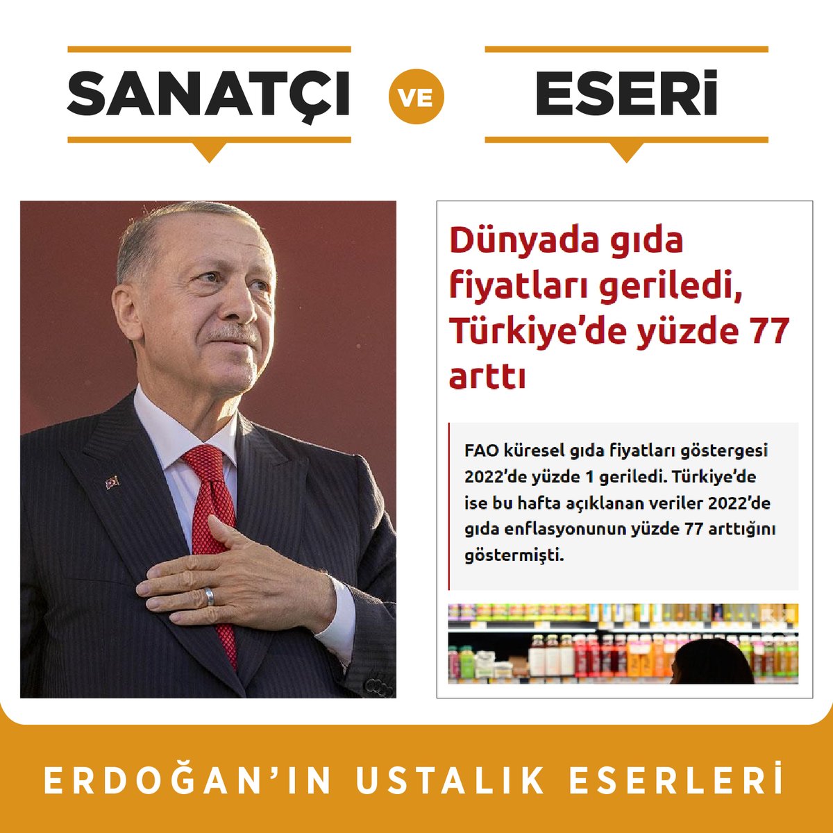 Erdoğan 'usta' bir sanatçı.

Ben de bu tivit altında onu 'ustalık eserlerini' sergiliyorum. Başlayalım.