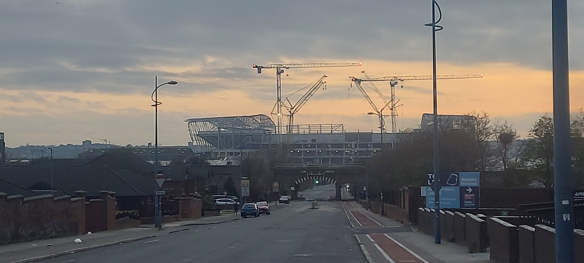 Everton Football Stadium LW Bramley Moore Dock Capacity 52,888