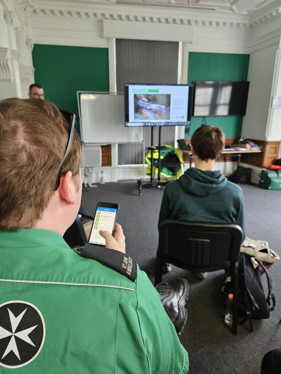 CameronPye55's tweet photo. Morning CPD session today learning all about major incidents, methane reports, Jessip and more! All in preparation for a mass casualty exercise in the afternoon....
#Majorincident #Jessip #METHANE #MassCasulty #AmbulanceCPD #AmbulanceTraining #StJohnAmbulance #EPRR https://t.co/2wRwVvKdJZ
