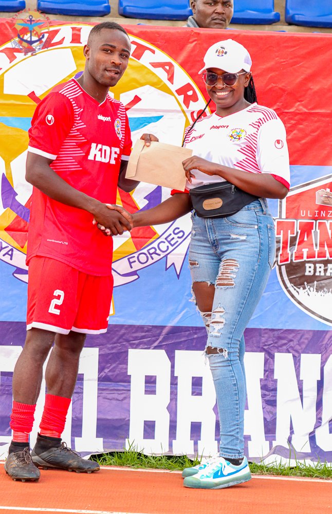 UlinziStarsFC's tweet photo. ๐| Much congratulations to Issa Lumumba for being voted the Fansโ Man of the Match award in today's match against Kariobangi Sharks at home, an initiative by the #Stand001 Branch.We want to take this moment to express our gratitude to all the members from the #Stand001
#GBUS https://t.co/A4eVeCLWx7