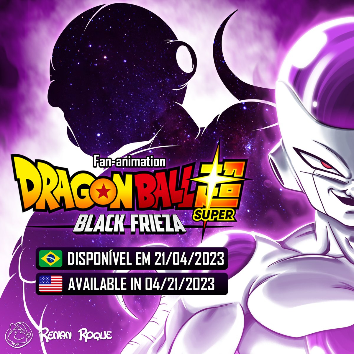 Renan Roque on X: E este meu desenho do Black Freeza aqui que se tornou  referência de demonstração pela pesquisa do Google de cores e design da  nova transformação do Freeza e