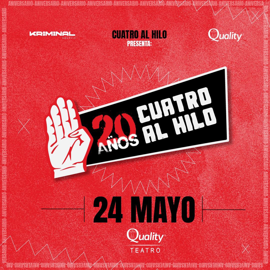 mpago.la/1M6FrYv COMPRA
TU TICKET ACÁ PARA LOS 20 AÑOS !