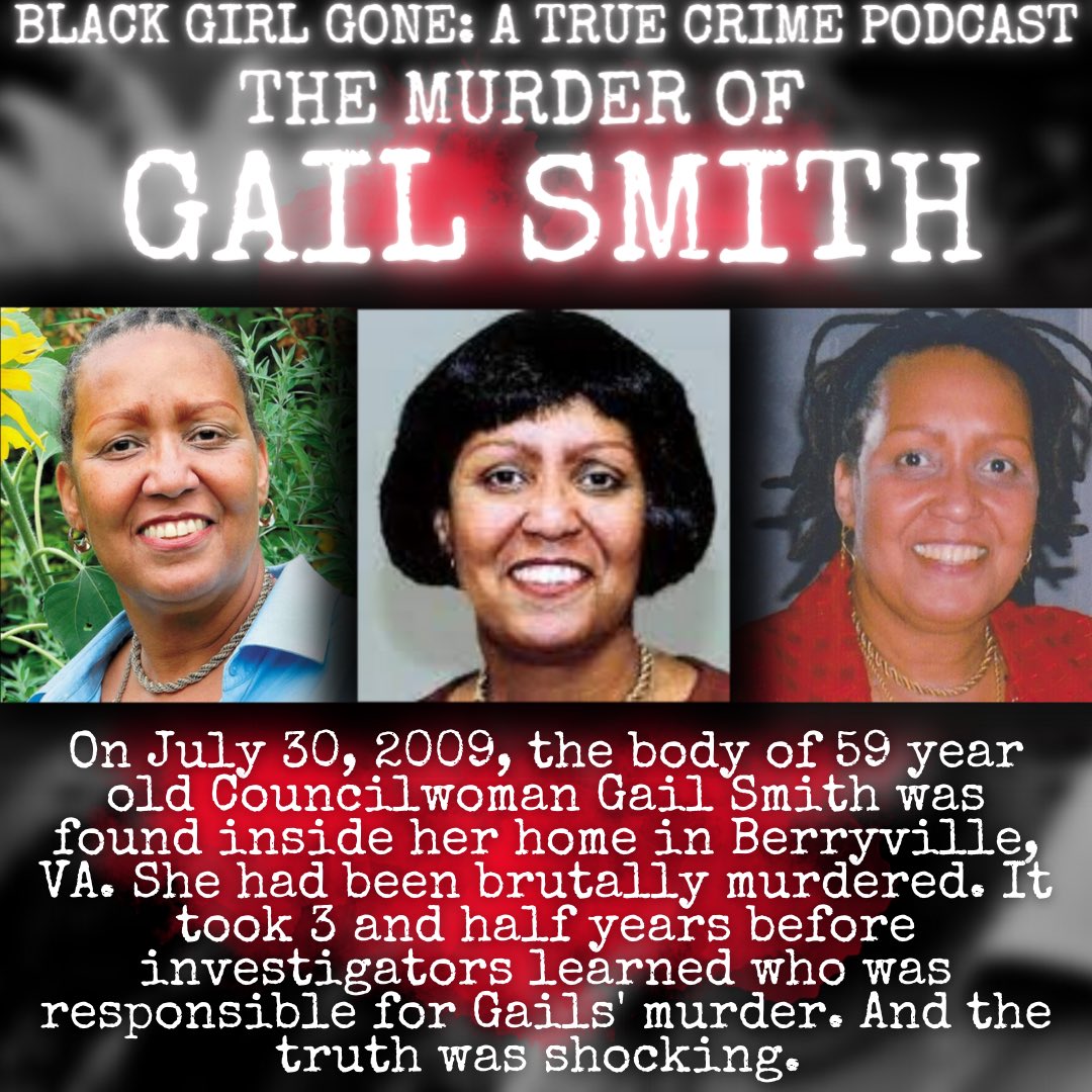 Gail moved to Virginia to start the second half of her life after retiring as a flight attendant, but the love of money is the root of all evil and that evil took Gail’s life… Episode Available April 17th