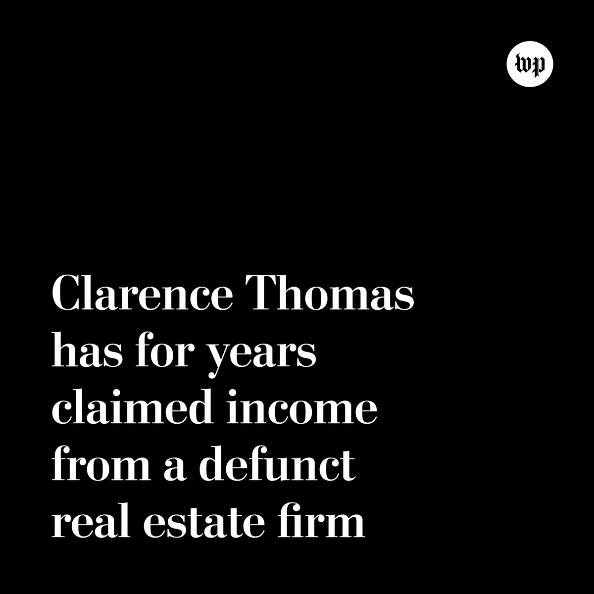 Over the last two decades, Supreme Court Justice Clarence Thomas has reported on required financial disclosure forms that his family received rental income totaling hundreds of thousands of dollars from a firm called Ginger, Ltd., Partnership.

But that company — a Nebraska real