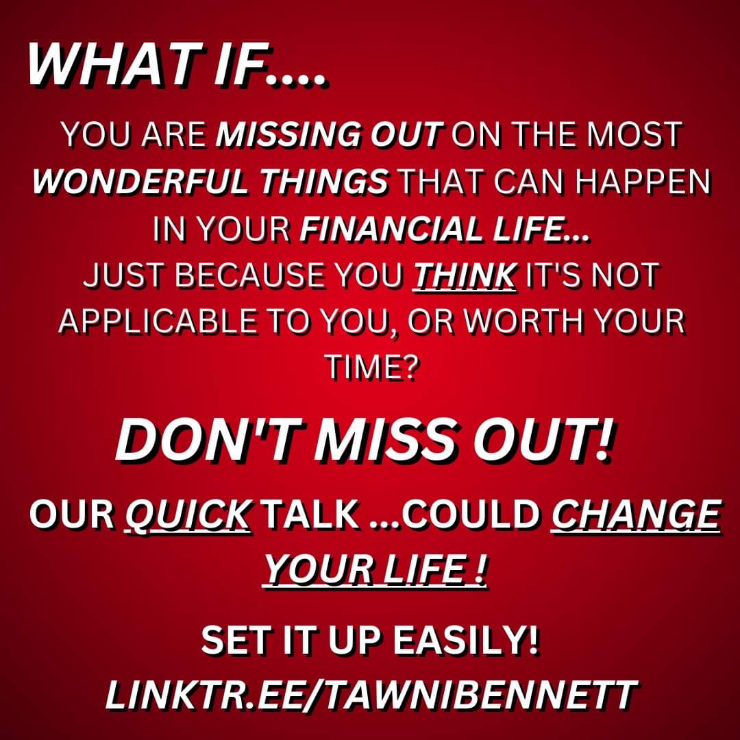 #GenerationalWealth #Retirerich #Millionaire
#ILoveMyLife #ILoveMyClientsLives
#financialliteracy
#LifeInsurance
#IBC
 #TaxFreeRetirement #neverunderestimatetheguarantees
#LiveANDRetireHappy! #simplyintelligentfinancialpositioning™ #BeTheDifference