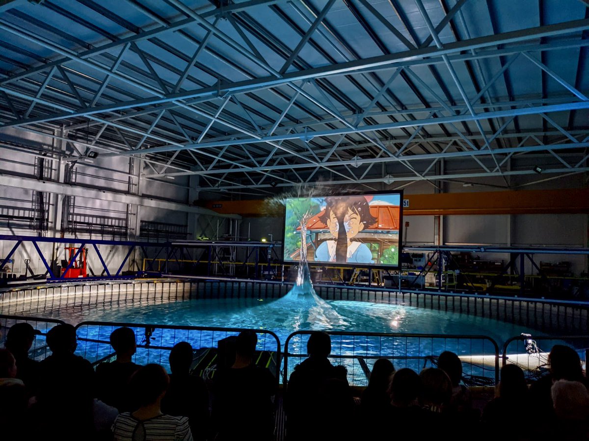 mediascot's tweet image. Arigato to everyone who made tonight’s screening of Ponyo possible and to everyone who enjoyed it so much too! #EdSciFest #LateLab #FloWave