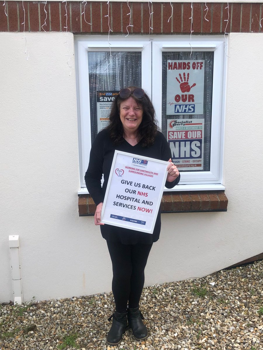 Out canvassing in #Dartmouth today with #TUSC candidate for #Townstal Lynn Gunnigle. If you’d like to get involved with her campaign - or support our others around Devon - in Torquay, Newton Abbot or Paignton - with leafleting or anything else, do get in touch #KeepOurNHSPublic