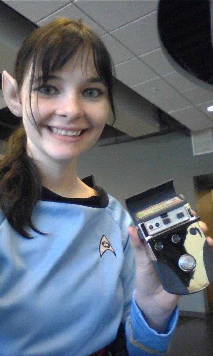 GeekGirlLyssa's tweet photo. What did you look like in 2014?

Well, I dyed my hair dark to cosplay a Vulcan science officer for Halloween. 😂 And I was in university, so concerts. Lots of concerts. 😂 https://t.co/0IcXAD87f9
