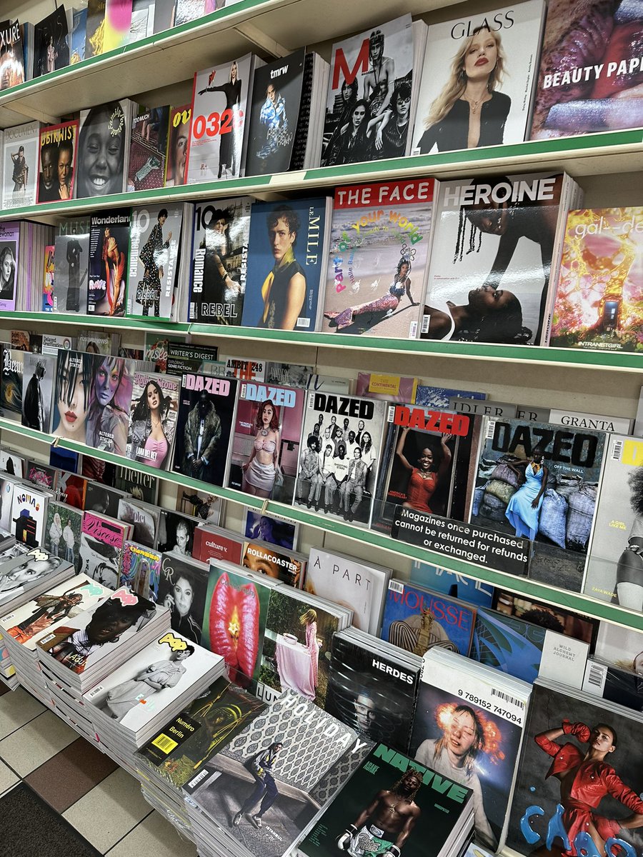 I would move to London just for the magazine shops 😍