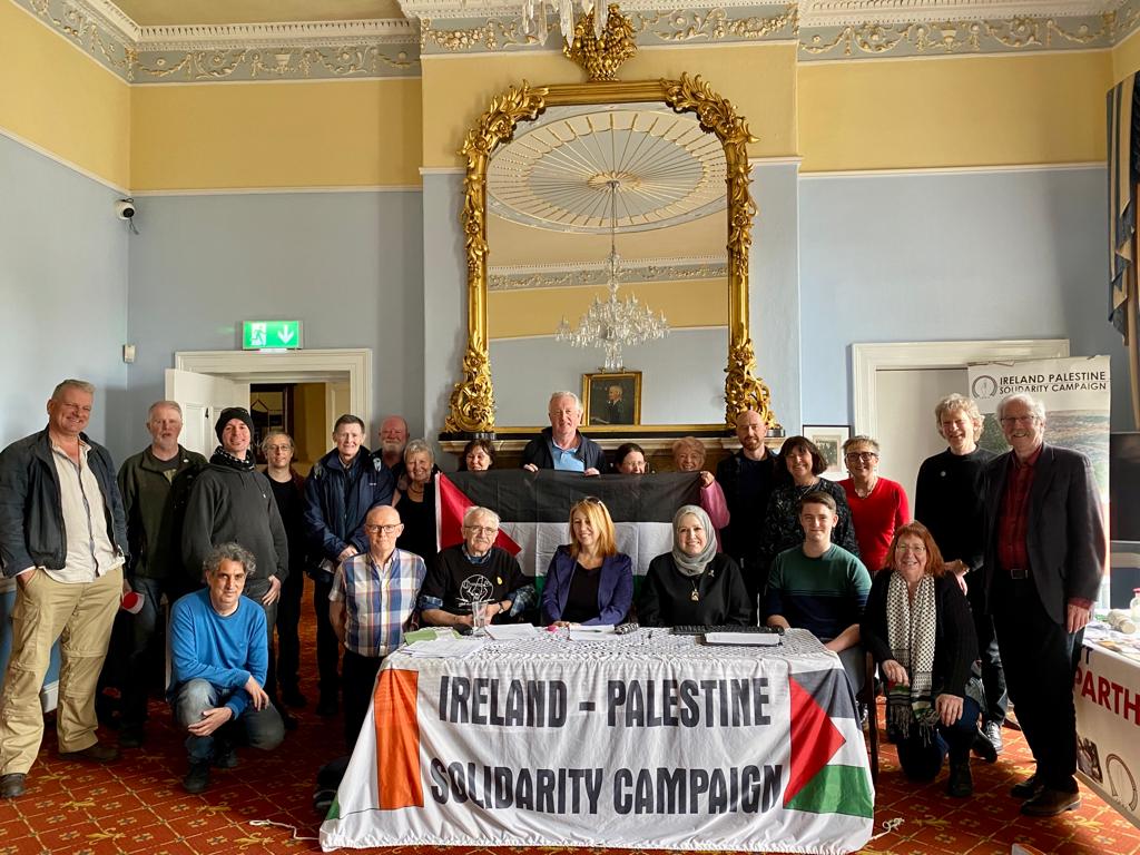 🇵🇸 At the Ireland Palestine Solidarity Campaign agm on Saturday we sent our unbreakable solidarity to our Palestinian sisters and brothers, we called for the freedom of prisoners from apartheid Israel's dungeons,