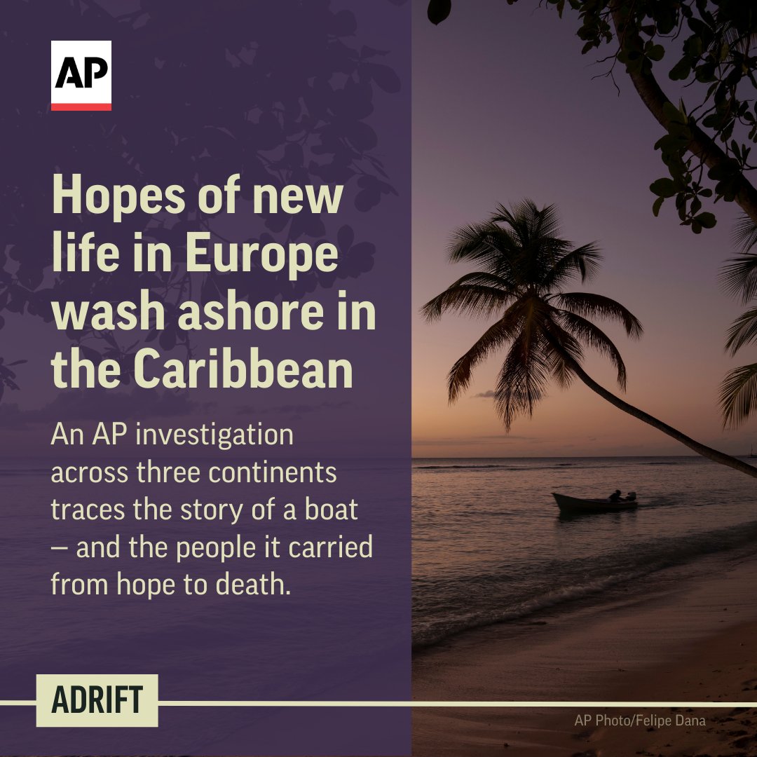 For nearly two years, <a href="/AP/">The Associated Press</a> journalists traced the origins of one boat and the people who died in it.

Their remains were found aboard a white and blue Mauritanian fishing boat that drifted nearly 3,000 miles away to the Caribbean Island of Tobago in 2021. apne.ws/fBIhWcf