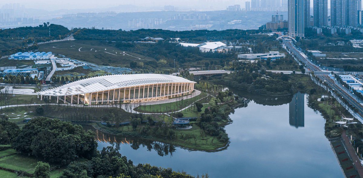 Arqenblanco's tweet photo. Chongqing Lijia Smart Hall 
 - Gensler 
Imagen: Blackstation 
________________________________
#bxdarquitectura #escuelafamiliarcampjoliu #alejobague #larboc  #españa #arquitecturaespaña #arquitecturaenblanco #arquitecturaespañola #arquitectura #architecture #archdaily https://t.co/JnojA18obf