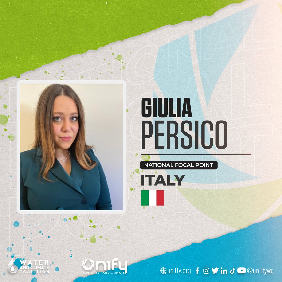 un1fywc's tweet image. Introducing our National Focal Points for Italy, Giulia Persico and Paolo Colombo.

Are you from Italy and willing to advocate for water and climate? You can reach them via email at italy@un1fy.org

#un2023waterconference #wateraction #water #climate #youth #un1fy #un1fywc