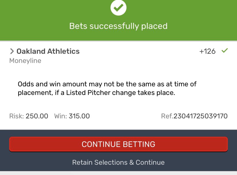 beatthesteam's tweet photo. βΎοΈ Next up:
Oakland A's +126
#MLB #DegenPicks #TeamSteam #SweatTank #OaklandAs https://t.co/NkbPFoaDrI