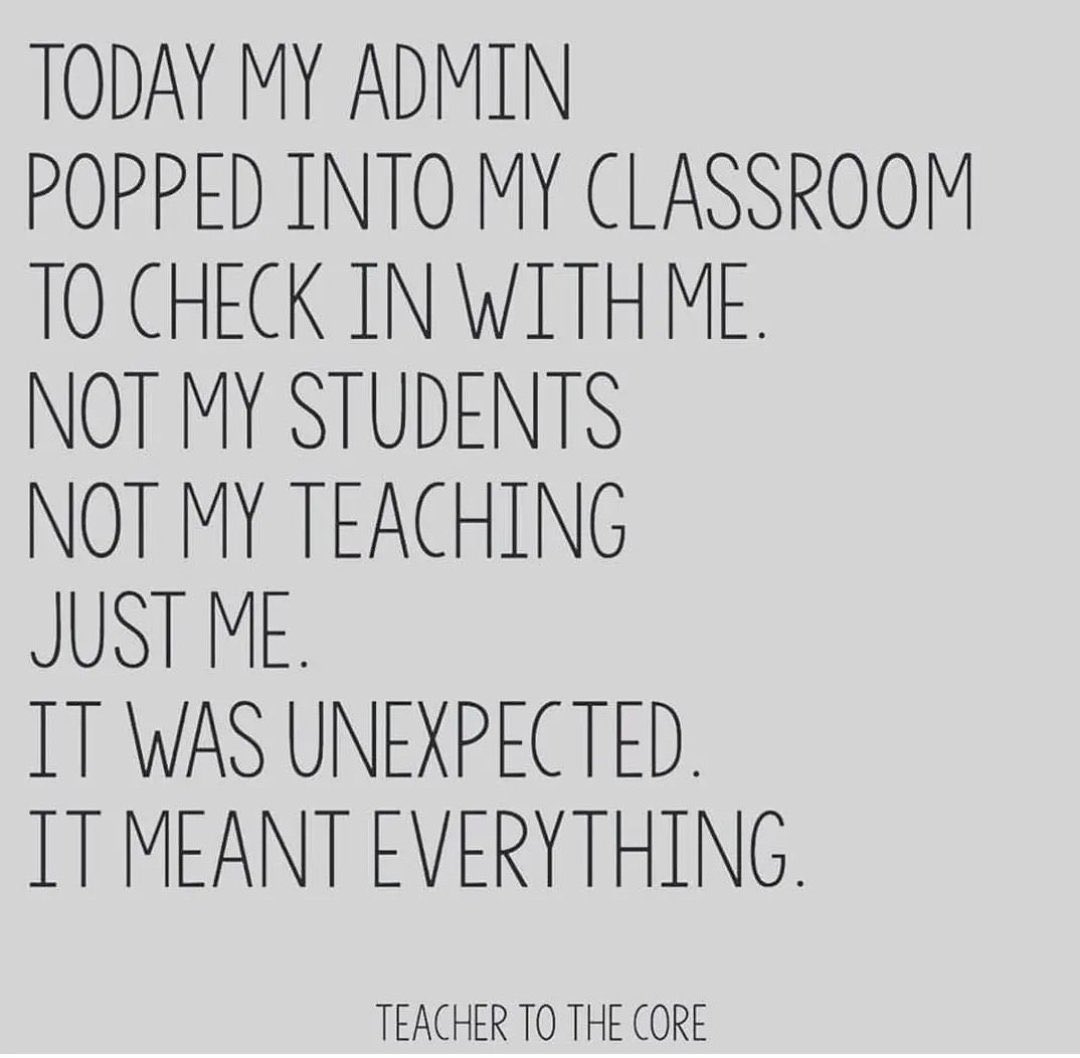 MsJachymiak's tweet photo. My assistant principal did this, and it meant the world. We truly need more admin like her. It is great when a person has someone in their corner. https://t.co/7jheQZPVzp