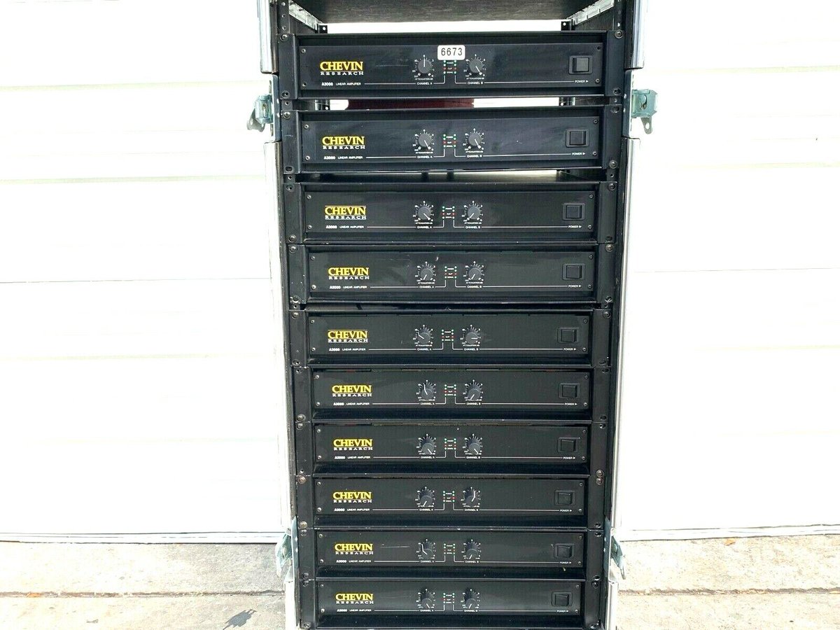 TrueHeartSound's tweet image. CHEVIN RESEARCH A3000 120/220v LINEAR POWER AMPLIFIER W/POWER CORD #6673 (ONE) $595.00 USD

Please check out our website at trueheartsound.com or give us a call on Whatsapp at 1.917.708.3778 or on our office number at 1.954.616.5622