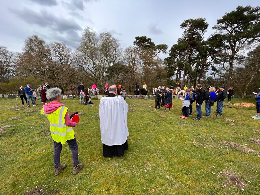 A lovely day today for Horseman’s Sunday at St Martha’s Church Albury today