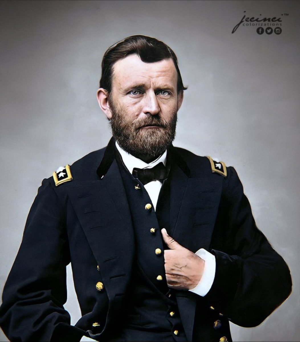 Ulysses S. Grant is charging up the hill with his men. It's his first ...