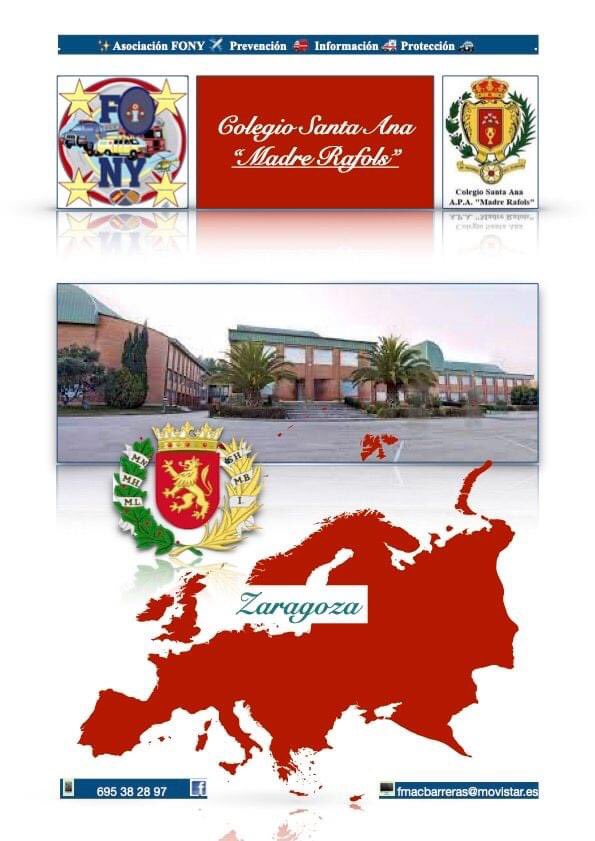 🏫 Colegio Sta. Ana "Madre Rafols" 📝

😘 Zaragoza 💖

•Impartiremos  💻 taller/charla 🕵️‍♂️; madres y padres

•Martes 18 de abril 📆

•Solicitado por el A.P.A. Centro Educativo 🏫

🔍 Asociación FONY 📝

✈ Prevención 🚒 Información  🚑 Protección 🚓