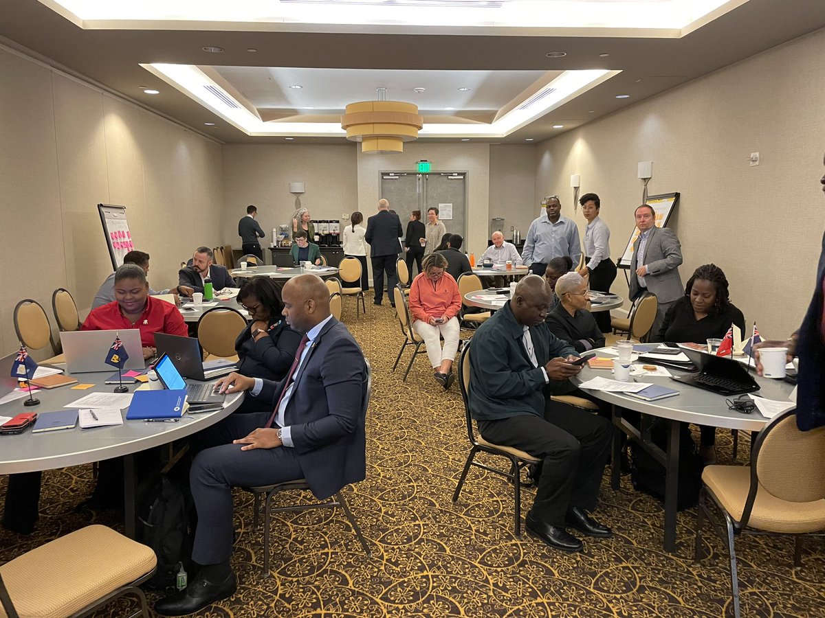 dazlovewwf's tweet photo. Last week I attended the Overseas Territories Disaster Management Conference in Miami with colleagues from the Anguilla Disaster Management Department and the Anguilla Fire and Rescue Service. Interesting to hear how other OT’s are preparing for hazards that they face. https://t.co/QeoXBdykcB