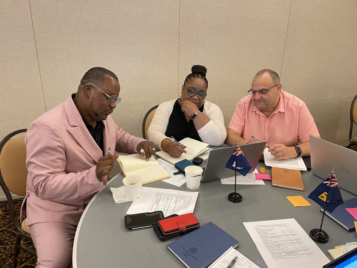 dazlovewwf's tweet photo. Last week I attended the Overseas Territories Disaster Management Conference in Miami with colleagues from the Anguilla Disaster Management Department and the Anguilla Fire and Rescue Service. Interesting to hear how other OT’s are preparing for hazards that they face. https://t.co/QeoXBdykcB