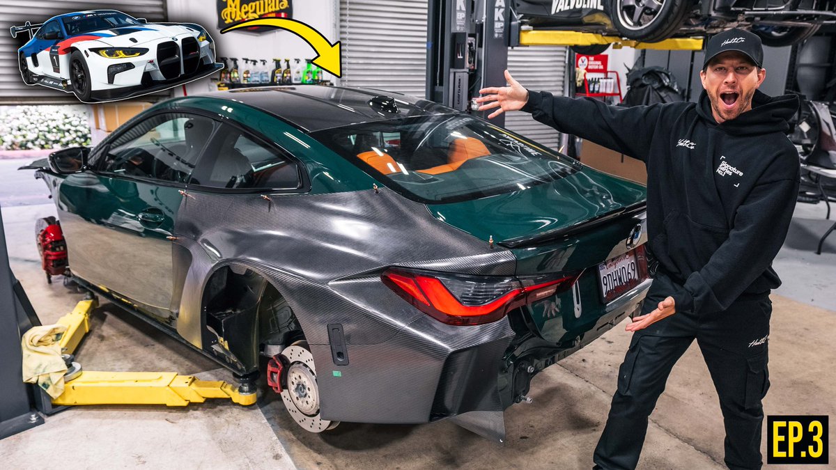 Building the M4 GT3 Episode 1 is live 😎 youtu.be/P4pxXOaPbmE