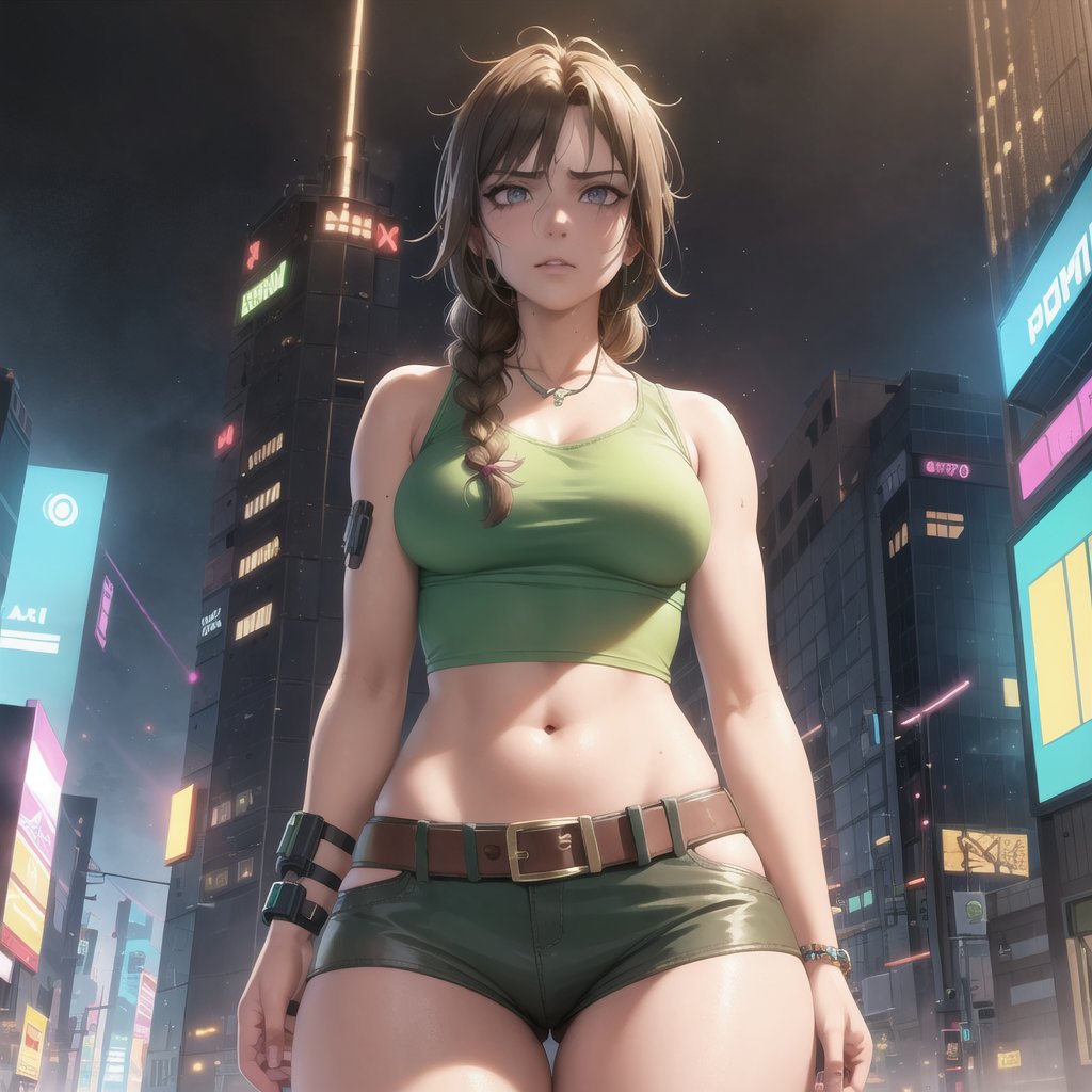 KirisuSus's tweet photo. I'm clearly not in the temple anymore, strange artifact moved me here...

for #TombRaiderAI  by @girlsofhentai 
#AI #AIグラビア #AIartwork #LaraCroft #fanart #SFW #NeonVortex https://t.co/AtiVnb4Nts