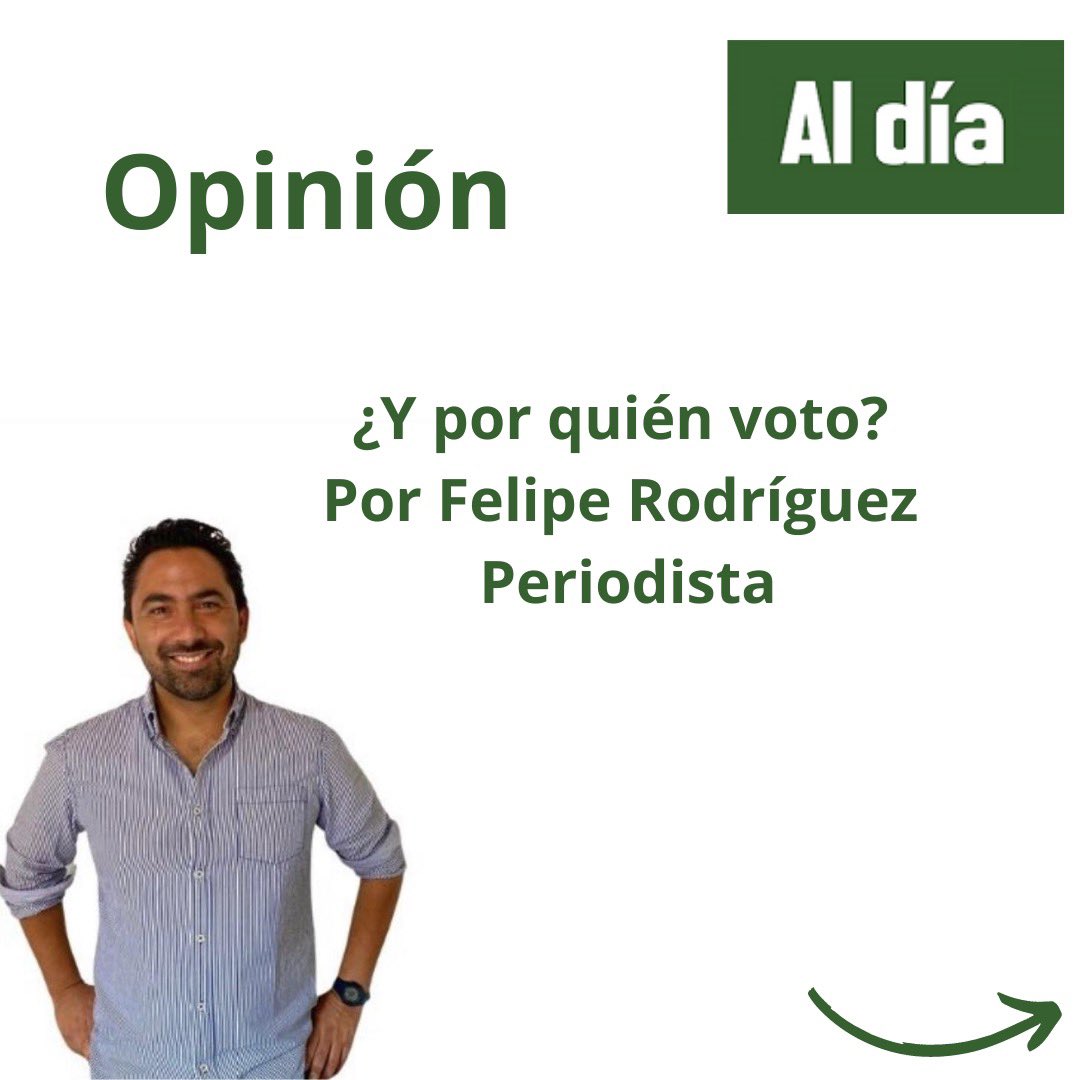 AlDiaChile's tweet photo. Este 07 de Mayo se viene un nuevo proceso de votación, el cual es obligatorio. 

Te compartimos esta interesante columna del Periodista @felipedesf relacionada con las elecciones https://t.co/RT8BV37UED
