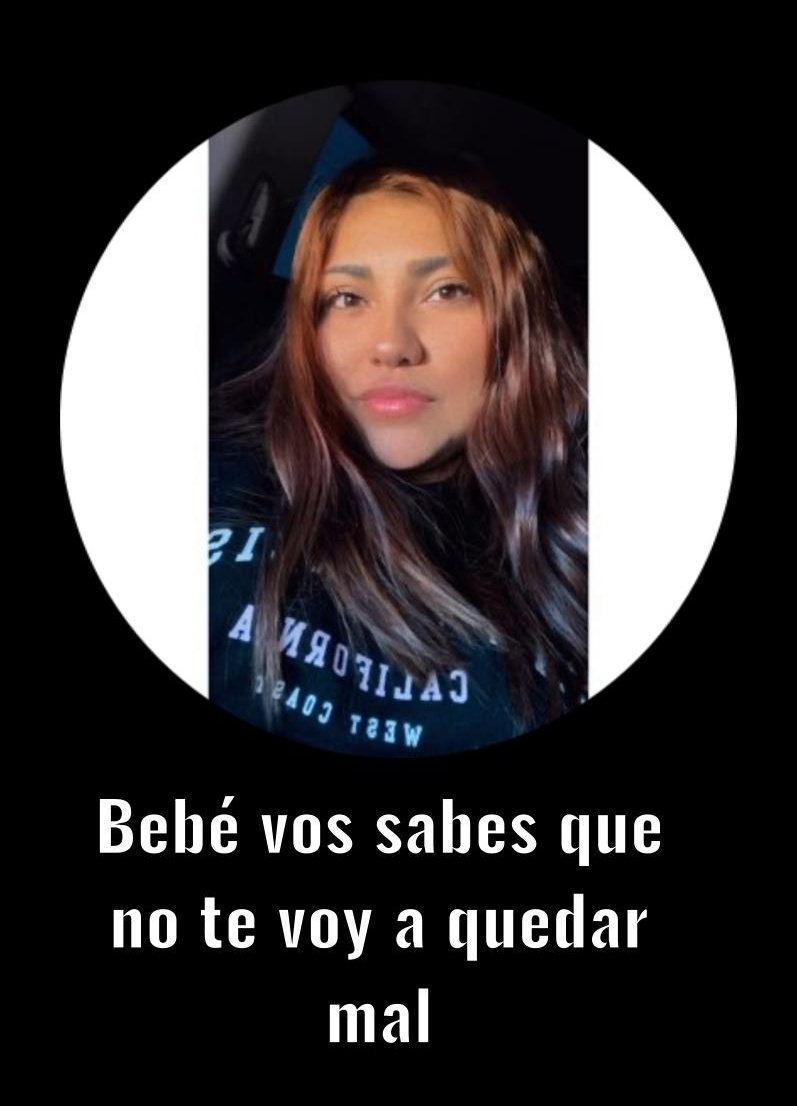 sv_ruta's tweet photo. Nadie. 

Tu amiga, la que le debe dinero a medio sivar y ahora quiere que vos le prestes: 💸 https://t.co/ctHJV3GO6m