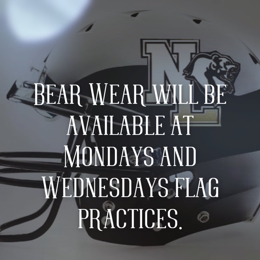 It will be cash only for Monday’s practice. Let’s Go Bears!!!