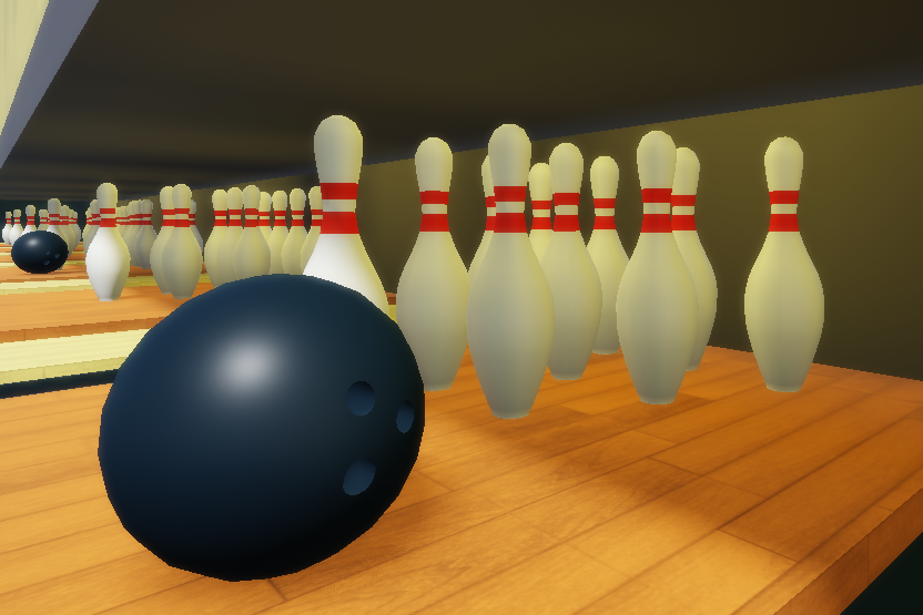 AnotherBuilder's tweet photo. I made a bowling ball scene in Roblox Studio. Thoughts? https://t.co/9Qxb5jeOKB