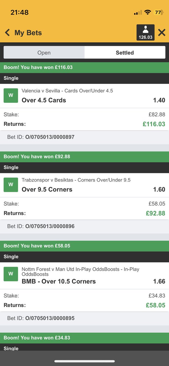 Mrowe2610's tweet photo. @BadManBetting In BadMan we trust 👌🏻 https://t.co/B9spvpwVSq
