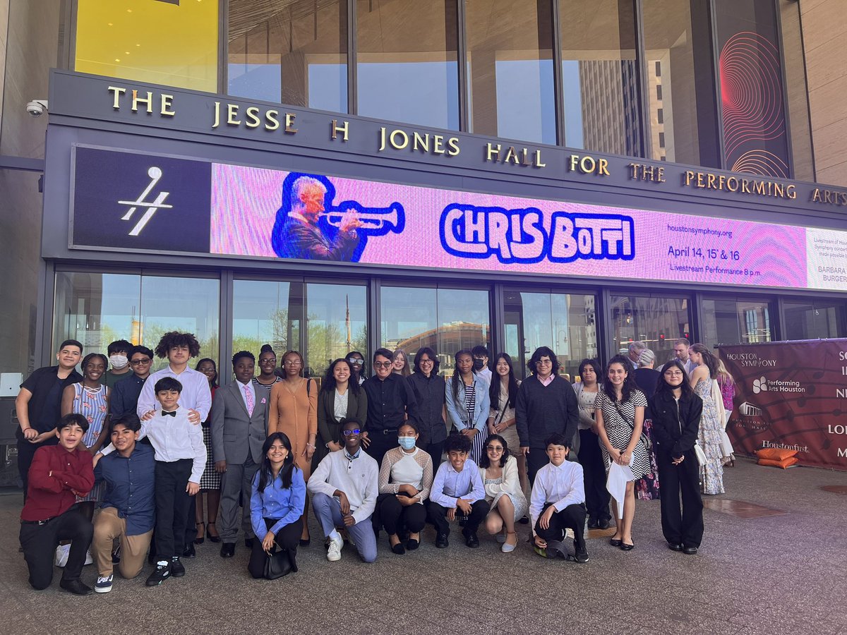 BandAlbright's tweet photo. Albright Band goes to the Symphony!
Shout out to Ms. Garrett for helping out! 
@HouSymphony thank you for for having us! #alieffinearts https://t.co/O9113Rk6mM