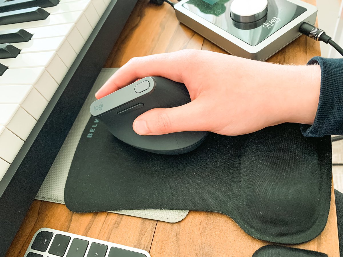 Super specific question, but does anyone have a recommendation for a low-friction mouse pad with wrist support? I love the shape/support of this one, but the fabric it’s made of creates so much drag…