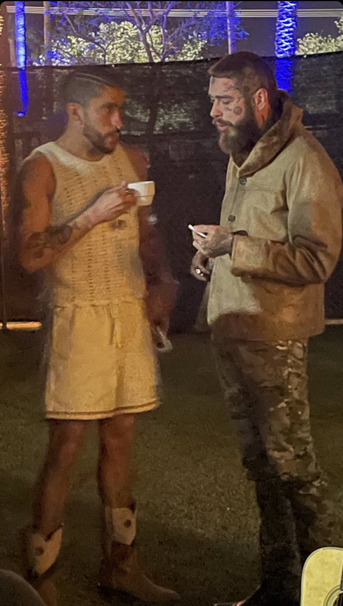 Bunny’s Network on Twitter "Bad Bunny y Post Malone backstage en