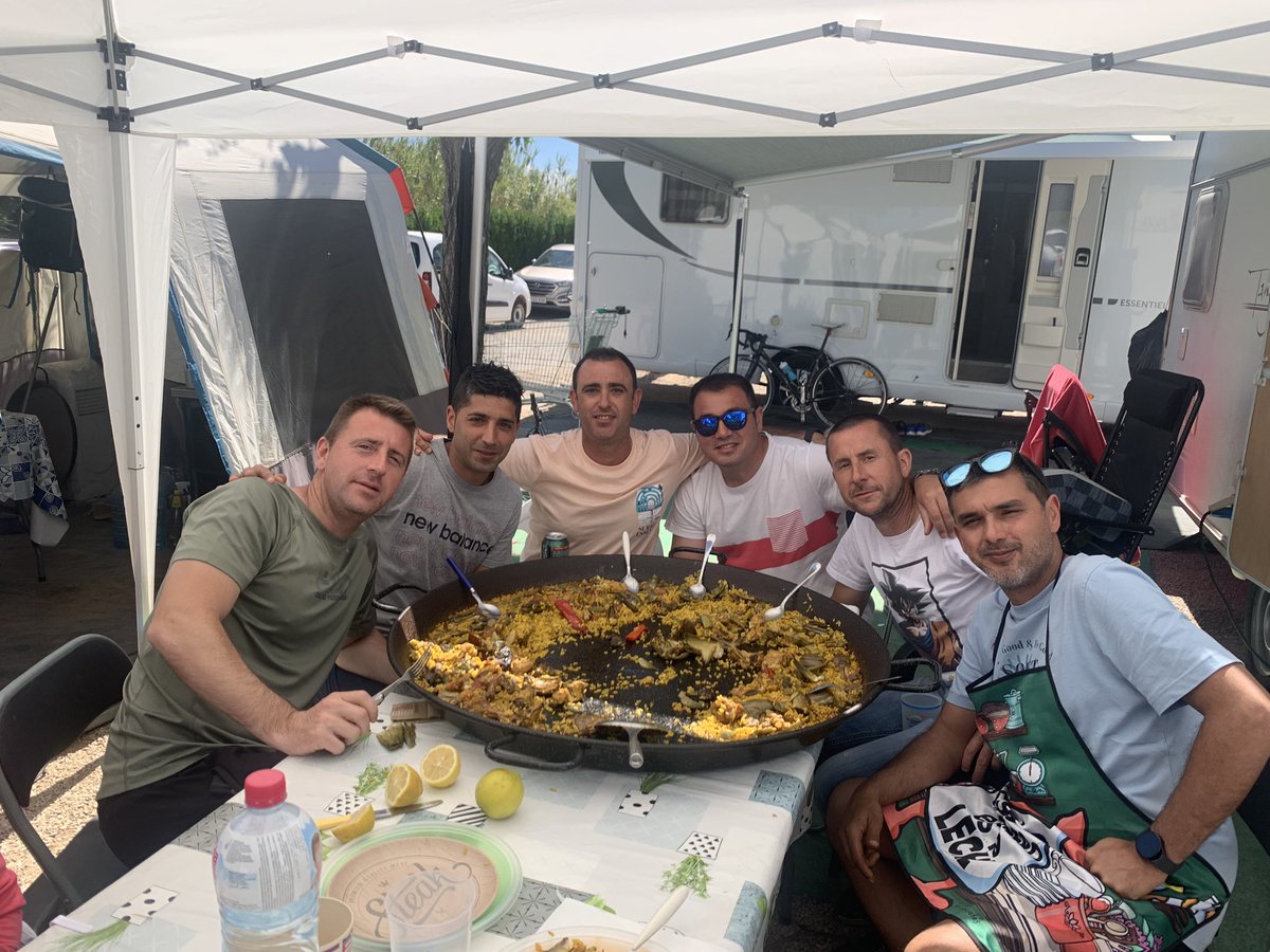 Pascua 🥘🏕️ #camping #gandia #paella