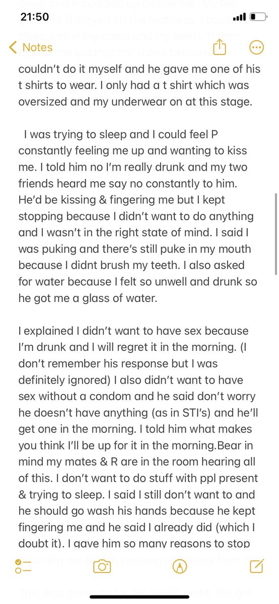 user200078643's tweet image. Decided to remain anonymous for now ⚠️I was r@ped in my sleep last year June. It’s been weighing so heavy on my chest having to deal with the trauma, the nightmares, loss in friendships, going back to therapy. I even left my work to try better my health ⚠️ this is my story: