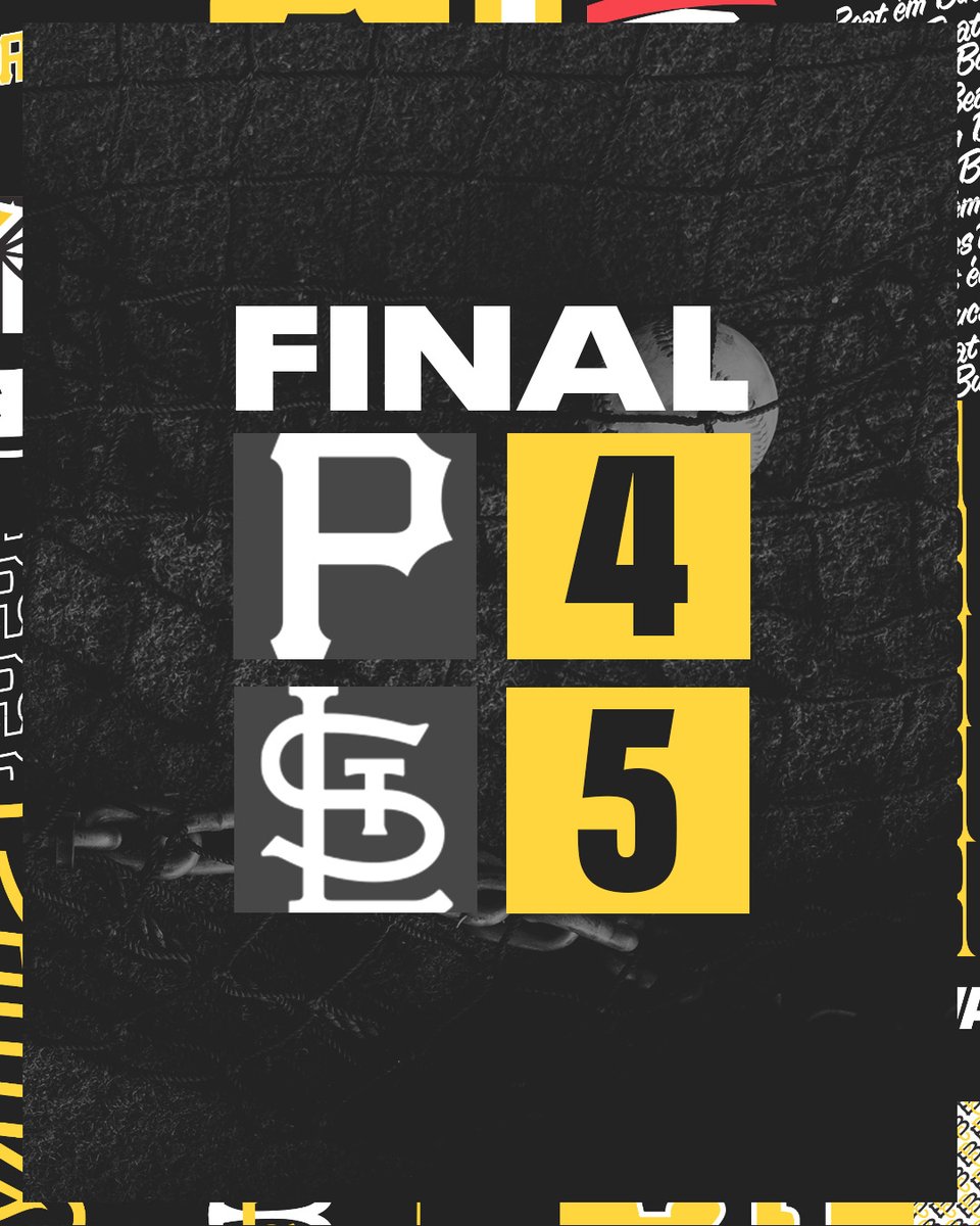 Pittsburgh Pirates on Twitter "Final score."
