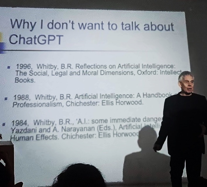 SarahJanes77's tweet photo. #Anthropologist Prof. Charles Stewart and #philosopher and #tech #ethicist Dr. Blay Whitby.
Next #LAByrinth is 28th April at Apiary Studios in #Hackney is #dreamtime with author @GaryLachman and #artist @bonniecamplin exploring themes around #precognitivedreams #psi #time #dreams https://t.co/WauRXVOLKR