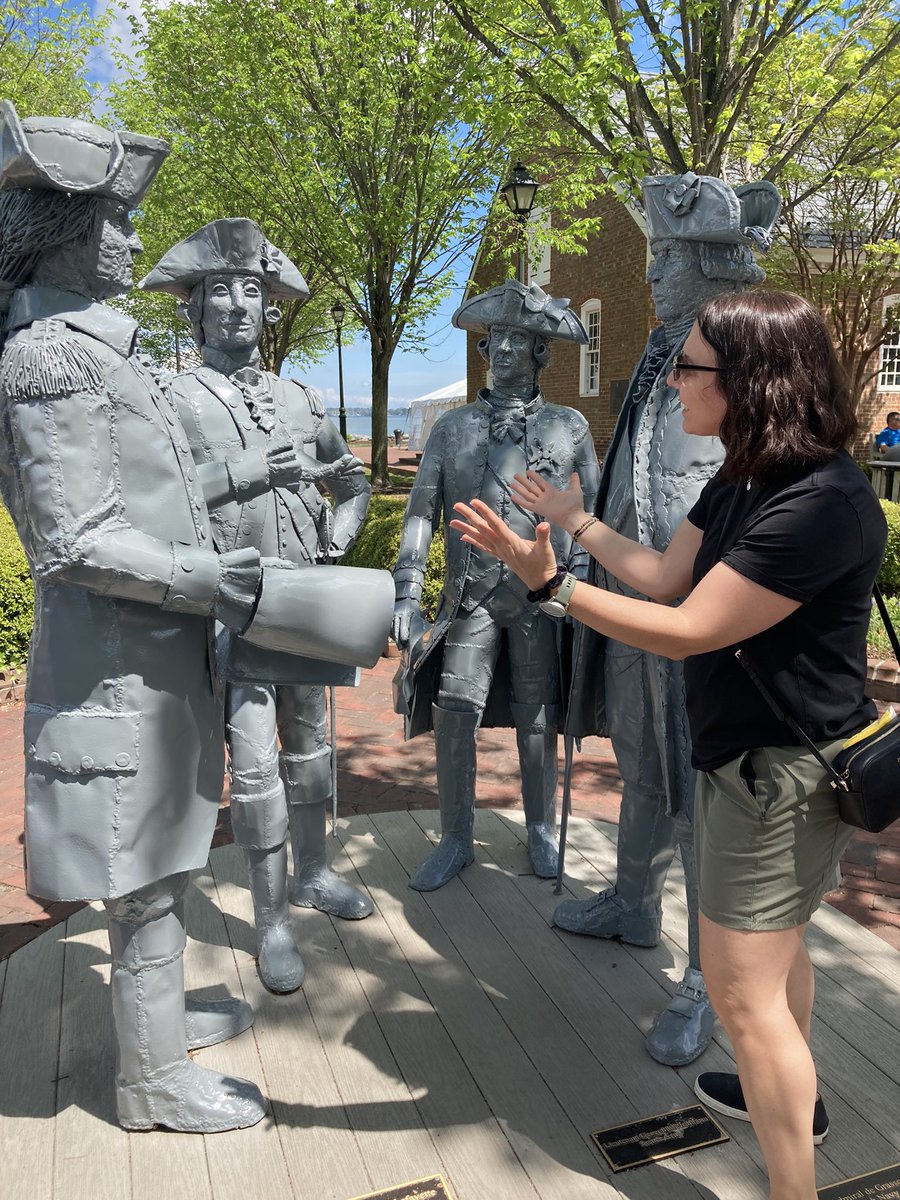 Me briefing GEN Washington and LTG Lafayette. I must have done a great job because they didn’t have any questions. Williamsburg and Yorktown are lovely, I think I’ll like it here if I can find a house.