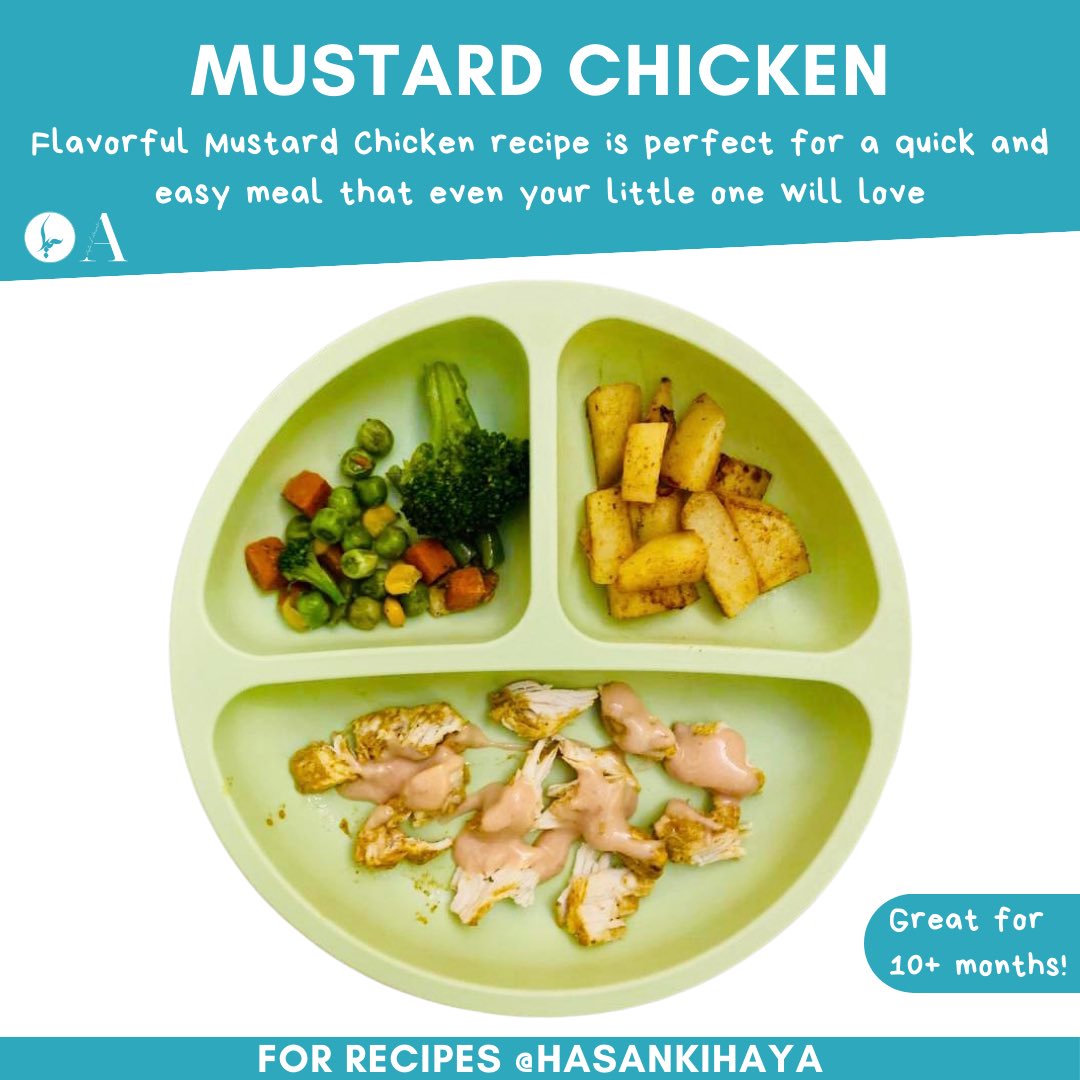 Introducing your baby to new flavors can be a fun and exciting experience! This Mustard Chicken recipe is a great way to add some variety to your little one's diet.

#HayaHasan #HasankiHaya #mustardchicken 🍗🧡 #babyfoodideas 🍼🍴 #homemadebabyfood 🏡👶 #babyledweaningideas 🍽️