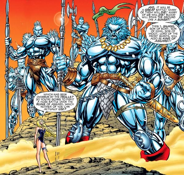 ObscureMarvel's tweet image. Snagg first appeared in Thor #500 #Snagg #Thor #Marvel