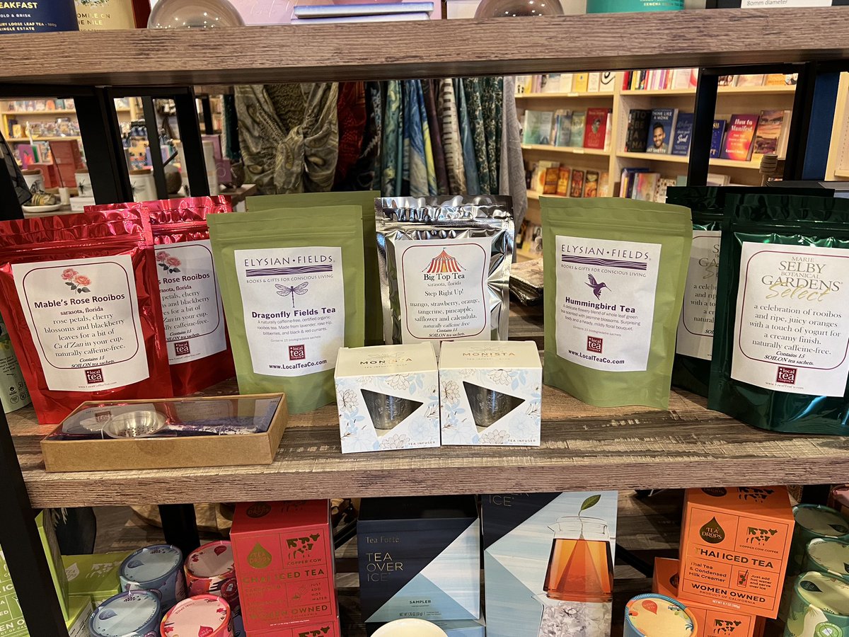 LocalTeaCo's tweet photo. Nice line up of #Teas at the new Elysian Fields in the Shoppes at UTC Cooper Creek
Give the Gift of Tea in 2023!
#Tea #InstaTea #GiftTea #SipLocally #LocalTea #LooseLeafTea #LooseTea #Ringling #Rooibos #Selby #selbyGardens #Dragonfly #Dragonflytea #hummingbird #hummingbirdTea https://t.co/xVcOPeaZC7