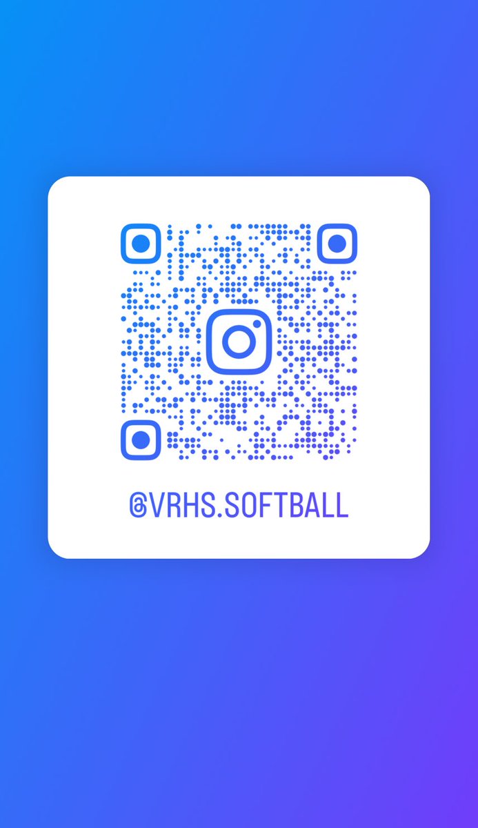 Go follow our softball program. Got some cool things coming each week!  instagram.com/vrhs.softball?…