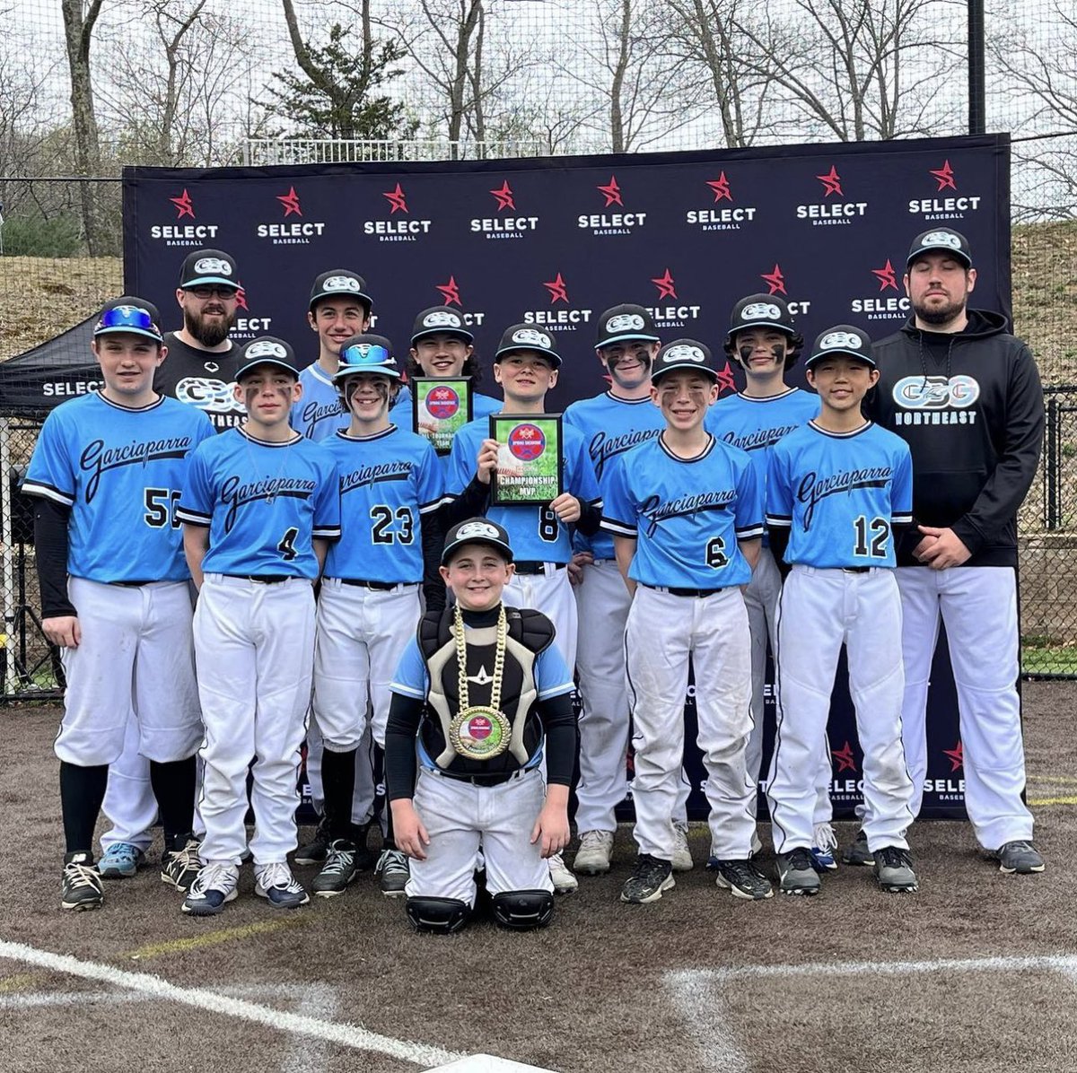 GBG_Hawks's tweet photo. 🏆Select Spring Shootout Champs🏆

Congratulations to 12U-Black Coaches, Players &amp; Families on a great weekend of tournament play. 

⭐️Silas Chin - All Tournament
⭐️AJ Regan - Championship Game MVP

@selectbsbevents https://t.co/P5PhkXC5lK