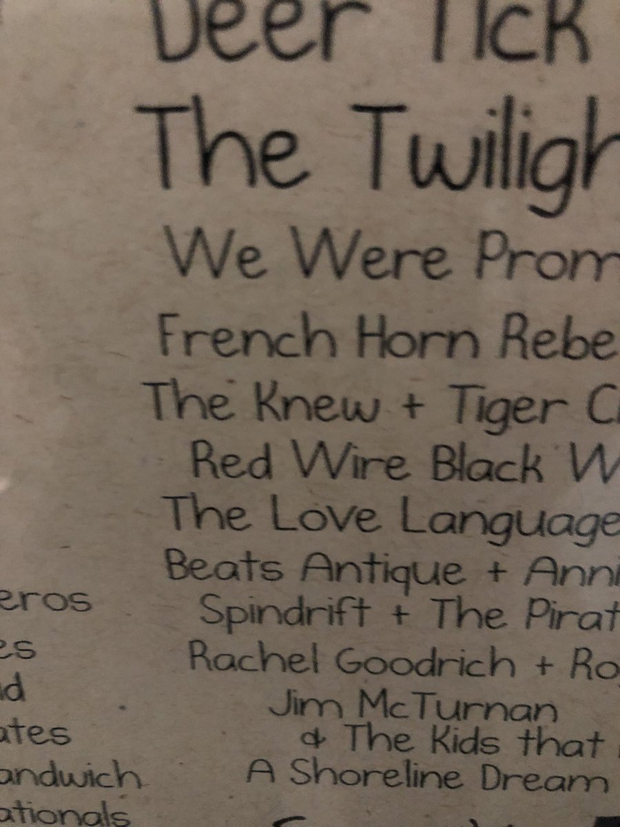Ah last one for the three of you that’ll see this - pretty cool TK and <a href="/TheWalkmen/">The Walkmen</a> are gettin back together (or at least taking the stage on the same week). Also cool when we shared one many years ago: